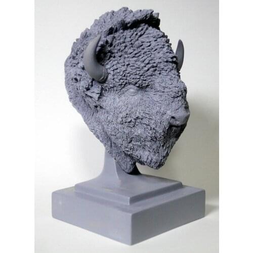 1/8 Resin Bust Building Kit America Bison Head (About 120mm)