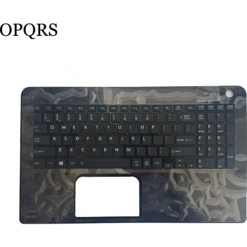 New Upper Palmrest Case US laptop Keyboard For Toshiba Satellite L50-B L50D-B L50DT-B L50T-B EABLI00410 black