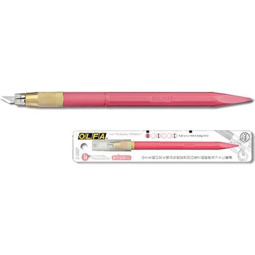 Olfa 216BSP Cutter Designers Knife Pink with 5 Blades Office Cutter Made In Japan