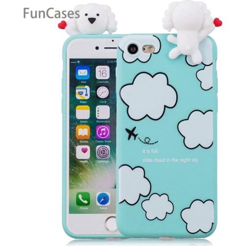 Lovely Owl Phone Case sFor Estojo iPhone 7 Soft Silicone Phone Case Cellphone Patterned Cep Telefonu Case For iPhone 8 Moblie