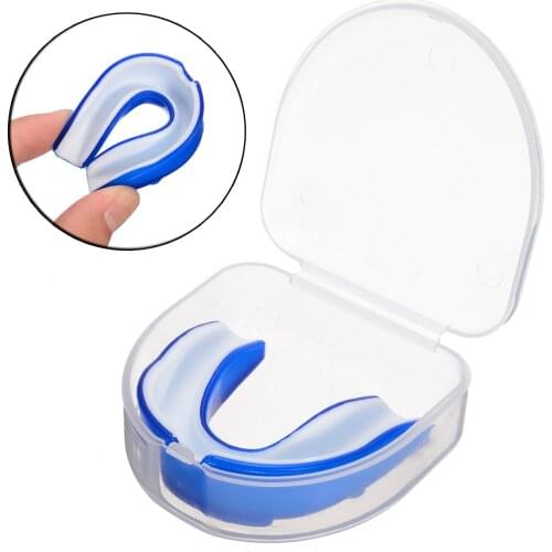 Professional Fitness Sports Mouth Guard Gum Shield Grinding Teeth Protector For Boxing MMA Basketball Taekwondo