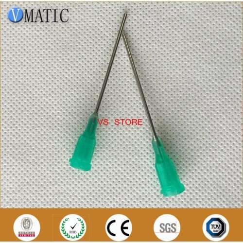 High Quality Non-Sterilized 100Pcs 18G Green 1'' Inch Liquid Dispensing Needle Tip