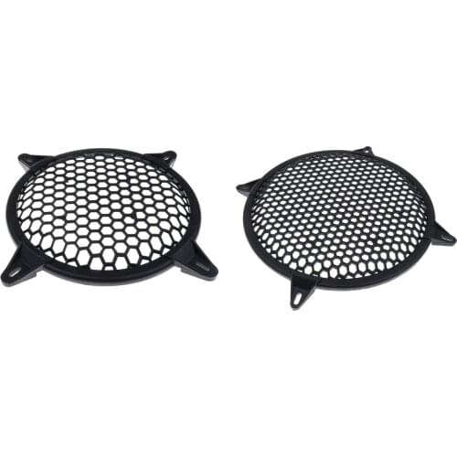 Car Audio Speaker Grill Cover Guard Plastic Protector Mesh Durable 10 Inch+6 inch