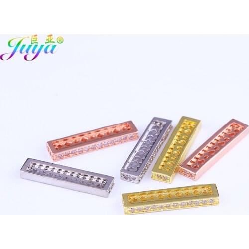 Wholesale Pearls Jewelry Spacers Bars Supplies 3 holes 5 Holes Charm Spacers Accessories For Natural Stone Perle Jewelry Making