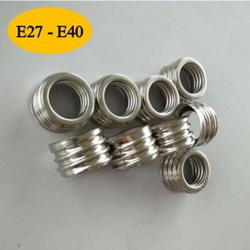 10pcs E27 To E40 Light Bulb Lamp Holder Socket Adapter Converter ( E40 Lamp Holder)