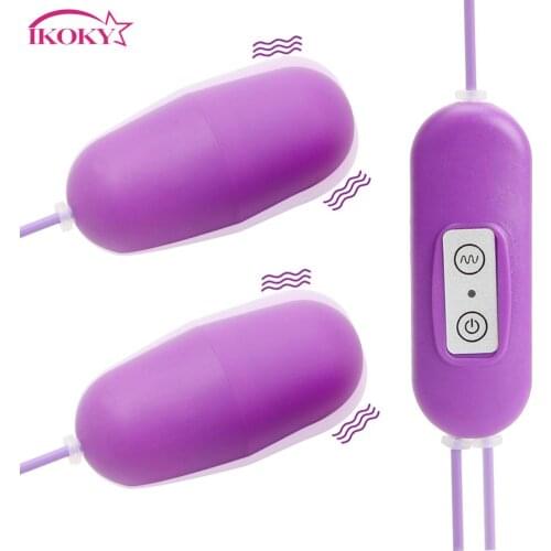 12 Frequency Dual Vibrator Egg Sex toys for woman female Bullet shop Adult Product Clitoris stimulator USB Vibromasseur