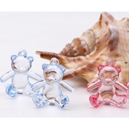 30pcs Pink Blue Mini Milk Bear Baby Shower Favor Christening Party Favor Decor Birth Announcement Cake Gift Box Decorations