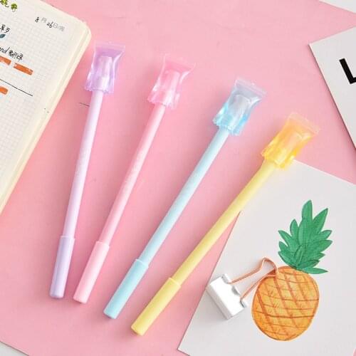 36 pcs Sweet candy gel pen 0.5mm roller ball pens Black color Kawaii gift Stationery Office accessories School supplies FB794