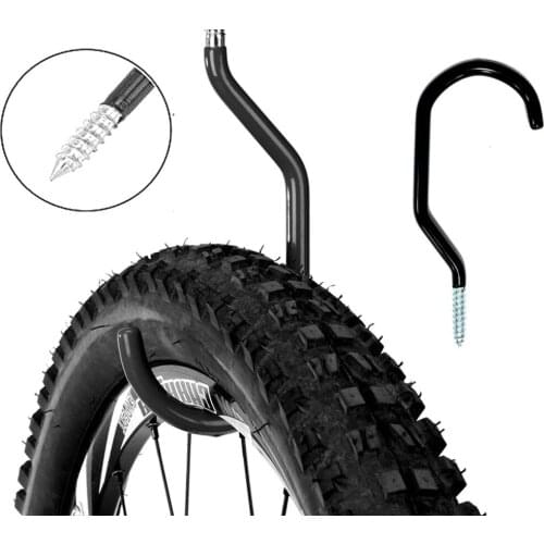 6pcs Bike Wall Hook Set Metal Garage Storage Hanging Hooks Mountain Road Bicycle Wall Mount Rack Brackets Accessory