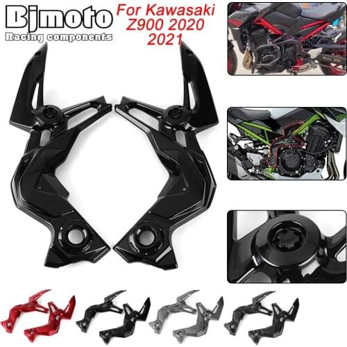 Motorcycle Accessories For Kawasaki Z900 2020 2021 Front Side Trim Frame Body Cover Panel Fairing Engine Side Panel