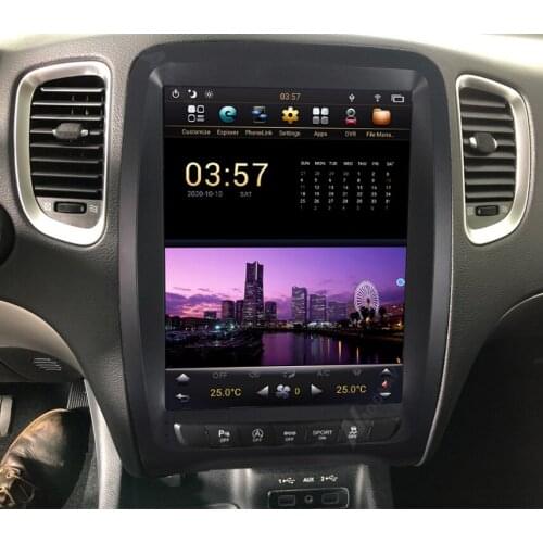 Car radio for Dodge Durango 2012-2020 Android car stereo tape recorder Tesla style 2 din auto radio multimedia player headunit