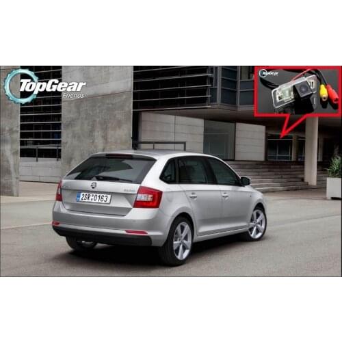 Car Camera For Skoda Rapid 2012~2015 High Quality Rear View Back Up Camera For Fans | CCD + RCA