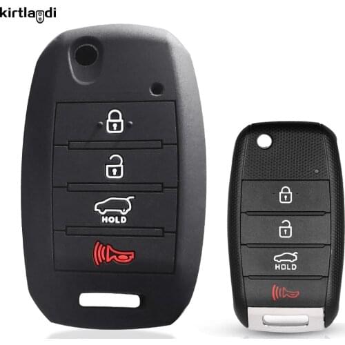 Kirtlandi Key Holder Keychain Accessories for Kia Sportage 3 Rio 4 Ceed Optima 2019 2020 Rio H-line XLine Cerato K4 Car Key Case