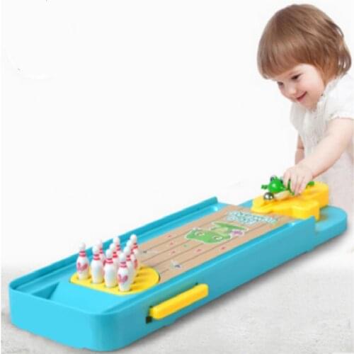 Childrens Intelligence Toy Launcher Interactive Toys Mini Frog Bowling games Table For Kids Chilfren Play In Home