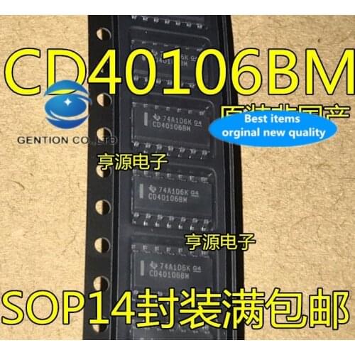 20PCS CD40106BM CD40106 SOP-14 logic inverter in stock 100% new and original