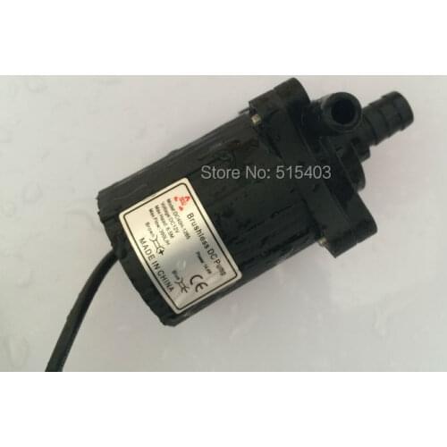 12V DC Mini Water Pump 40H-1265, 360LPH 6.5M Submersible Brushless For circulation fountain, cooling system, etc