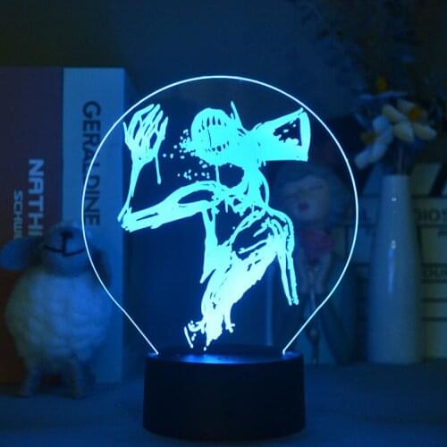 3D Lamp Table Plug In Night Light LED Kids Room Nightlight Bartletooth Smart Phone Control Childrens Gift Atmosphere Decoration