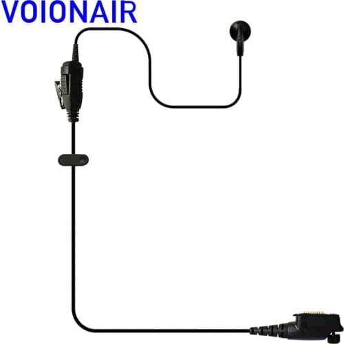 VOIONAIR Ear Bud Earpiece Headset Earphone Speaker Mic PTT for Airbus EADS THR8 TH1N Radio