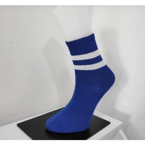6 Pairs Mixed Women Men Unisex Colorful Socket Striped College Tennis Spor Socks Black White Yellow Green Red Blue