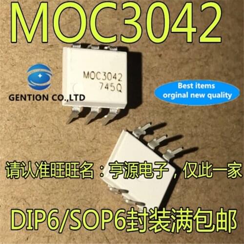 20Pcs MOC3042 MOC3042M DIP-6 in stock 100% new and original