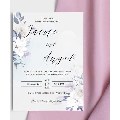 Customize Design Wedding Invitations Cards Greeting Invitations Party Favor Engagement Anniversary Decoration KA35 Postcards