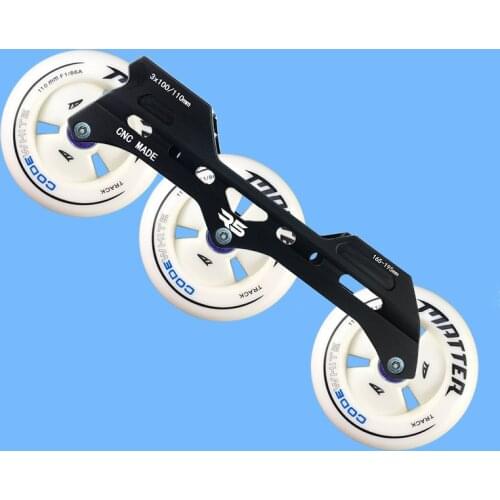 Roller Skates Base 110 mm F1 86A Matter Wheels with 243mm R5 Frame Inline Skates Guide for Speed Slalom Sliding Skates Boots