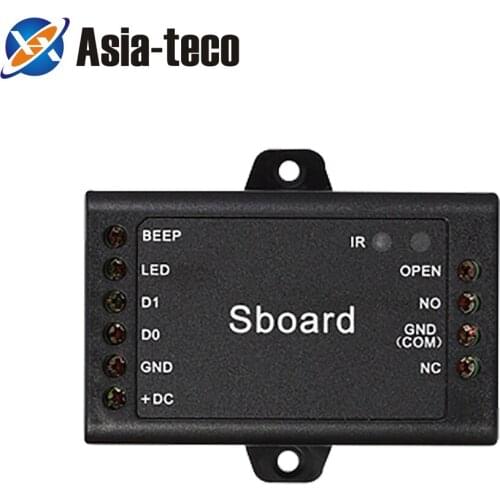 Sboard Mini Single Door Access Control Board Wiegand 26~37 Bits Output 1000 users user data can be transferred