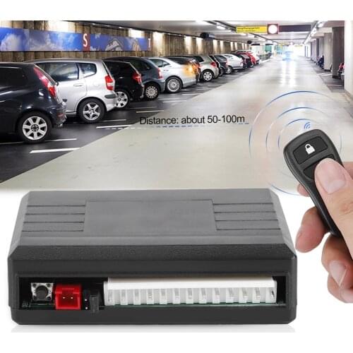 LED Connection Wire Universal Car Keyless Entry System Door Lock Central Lock Locking Remote Control Kit Control Box