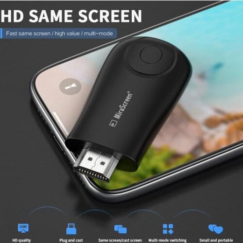 Mirascreen WIFI TV Stick HD Wireless Stick Display Receiver 1080P Wifi Dongle Same Screen Device Projector Screen Adapter