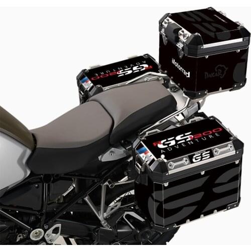 1 Set of adventure racing motorcycle tail box stickers are global For BMW R1200GS F800GS F700GS