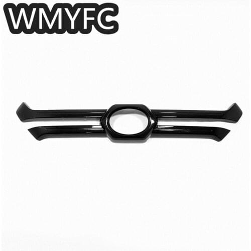 ABS Chrome Front Center Grille Grill Cover Trim Exterior Accessories Car Styling For Toyota RAV4 RAV 4 Adventure 2019 2020 2021