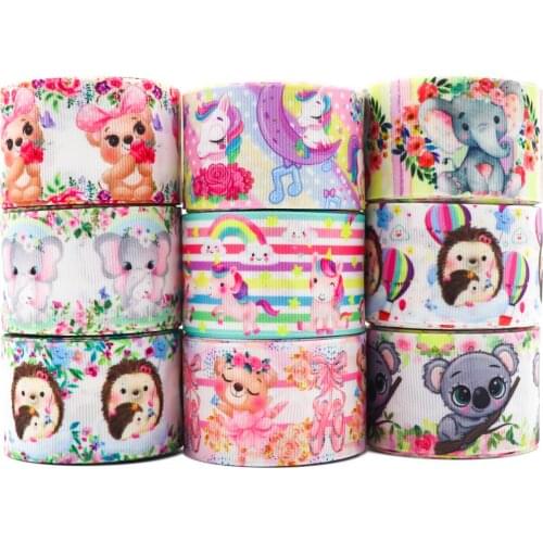 10 Yards 1.5'' 38MM Animal Ribbon For Hair Bows DIY Crafts Handmade Accessories Y2021032203