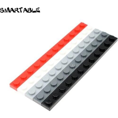 Smartable Plate 1X12 Building Blocks Parts Toys For Kids Educational Creative Compatible Major Brand 60479 MOC Toys 40pcs/lot