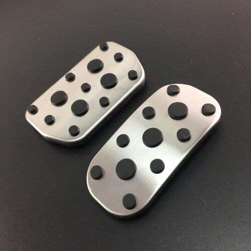 For Toyota C-HR AX10 2017 2018 2019 Stainless Steel Gas Fuel Brake Accelerator Foot Rest Pedal Cover Sport Pad Plate Trim Kit AT