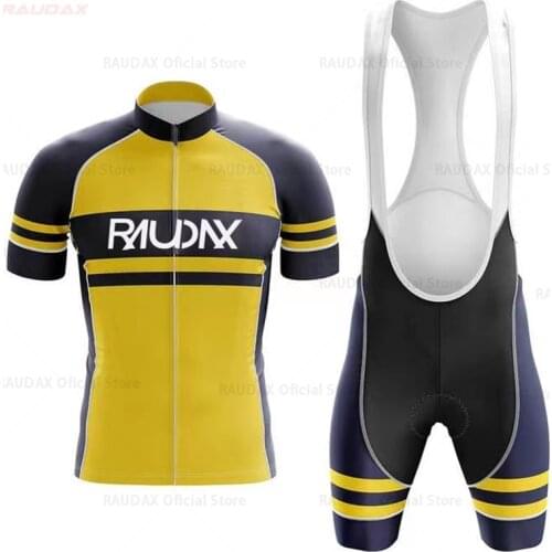 Summer Cycling Jersey Set 2021 Bicycle Clothes Short Sleeve Cycling Clothing Bike Bib Uniform Shorts MTB Maillot Ciclismo Hombre