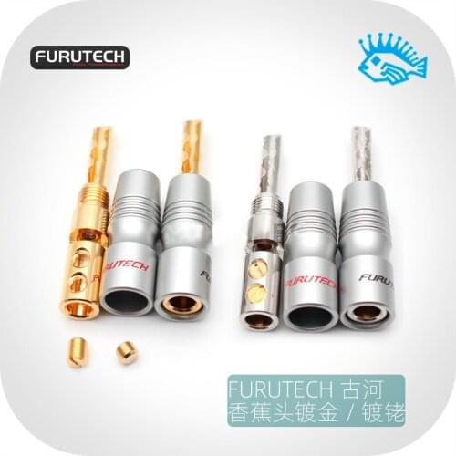Japan Furukawa GS200B Copper Gold-plated Rhodium-plated Speaker Speaker Cable Plug Banana Plug