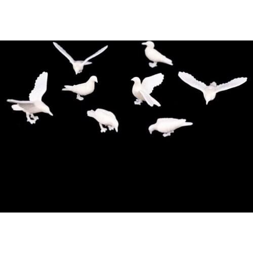 Wiking White dove model building model25pcs