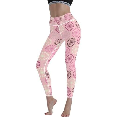 Personality Trend Breathable 3D Digital Printing Sports High Waist Yoga Nine Pants Sexy Tight Pants Women Movement Tying Feet