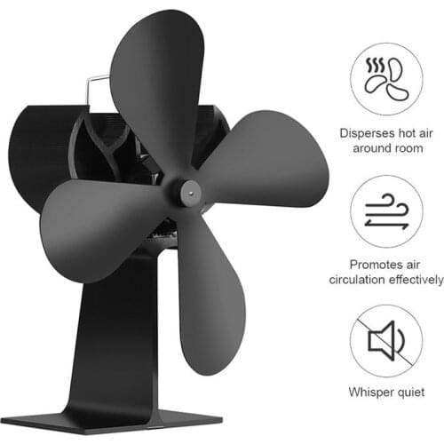 Heat Powered Eco Stove Top Fan Stove Eco Friendly 17% Fuel Saving for Wood/ Log Burner / Fireplace