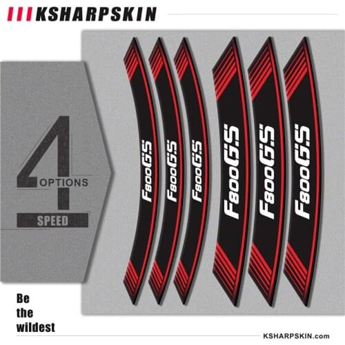 Motorcycle sticker stripe personality wheel stickers creative reflective decorative tires for BMW F800GS