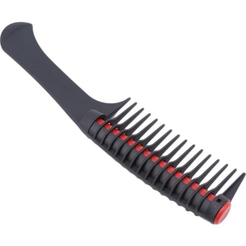 New Fashion Heat Resistant Plastic Comb Barbershop Hair Styling Tools Salon Barber Anti Splicing Hair Treatments Coloring Comb