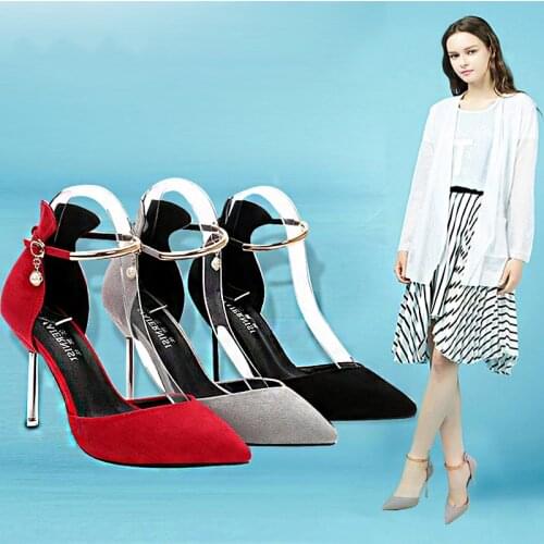 2021 Spring and Autumn New European and American Fashion Sexy Stilettos Ladies Casual Pointed Single Shoes