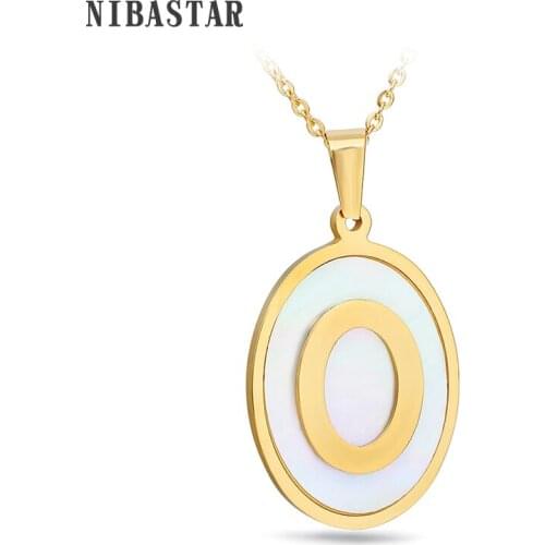 New Arrival Gold-Color Stainless Steel Shell Pendant Necklace for Women