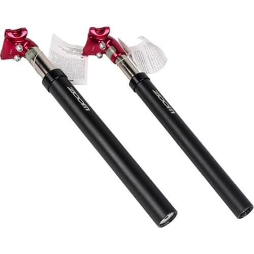 ZOOM Mountain Bike Seat Post 27.2/31.6*350mm Reducing Sleeve Aluminum Alloy Suspension Seatpost Bicycle Parts