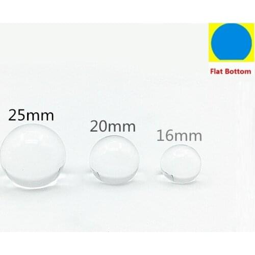 10PCS Dia.16MM 20MM 25MM Clear Crystal Round Door Pull Handle Flat Bottom Transparent Acrylic Knobs Kitchen Cabinet Drawer knobs