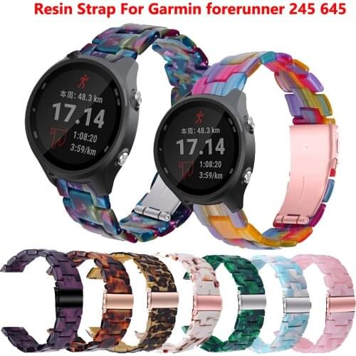20MM Vivoactive3 Band For Samsung Galaxy Watch 42mm/Garmin Vivoactive 3/Venu/SQ/Forerunner 245M 645 Resin Strap Bracelet Correa