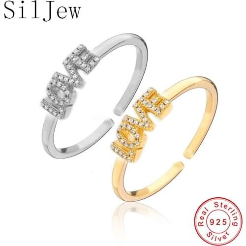 SilJew Rings With Cubic Zirkonia For Women