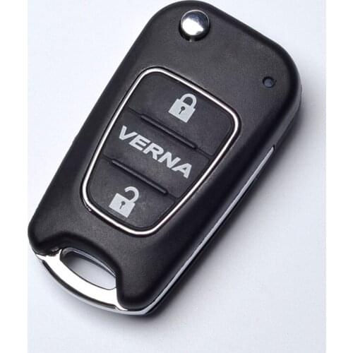 Replace Remote Key Case Fob 3 Buttons Flip Folding Key Shell For Hyundai i30 i35 Verna Santa Free Shipping