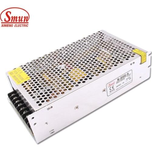 SMUN S-200-5 LED Switching Power Supply 5V 40A Output 200W Switching AC/DC Power Supply For LED Strip Lamp