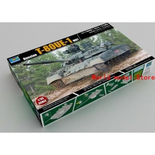 Trumpeter 09579 1/35 Russian T-80UE-1 MBT Military Plastic Assembly Model Kits